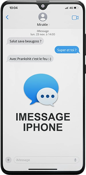 faux iMessage iPhone screenshot fake